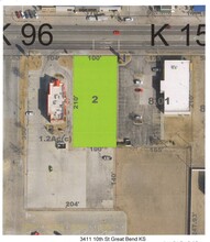 3411 10th St, Great Bend, KS - VISTA AÉREA  vista de mapa