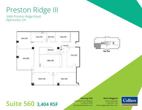 3460 Preston Ridge Rd, Alpharetta, GA en alquiler Plano de la planta- Imagen 1 de 1