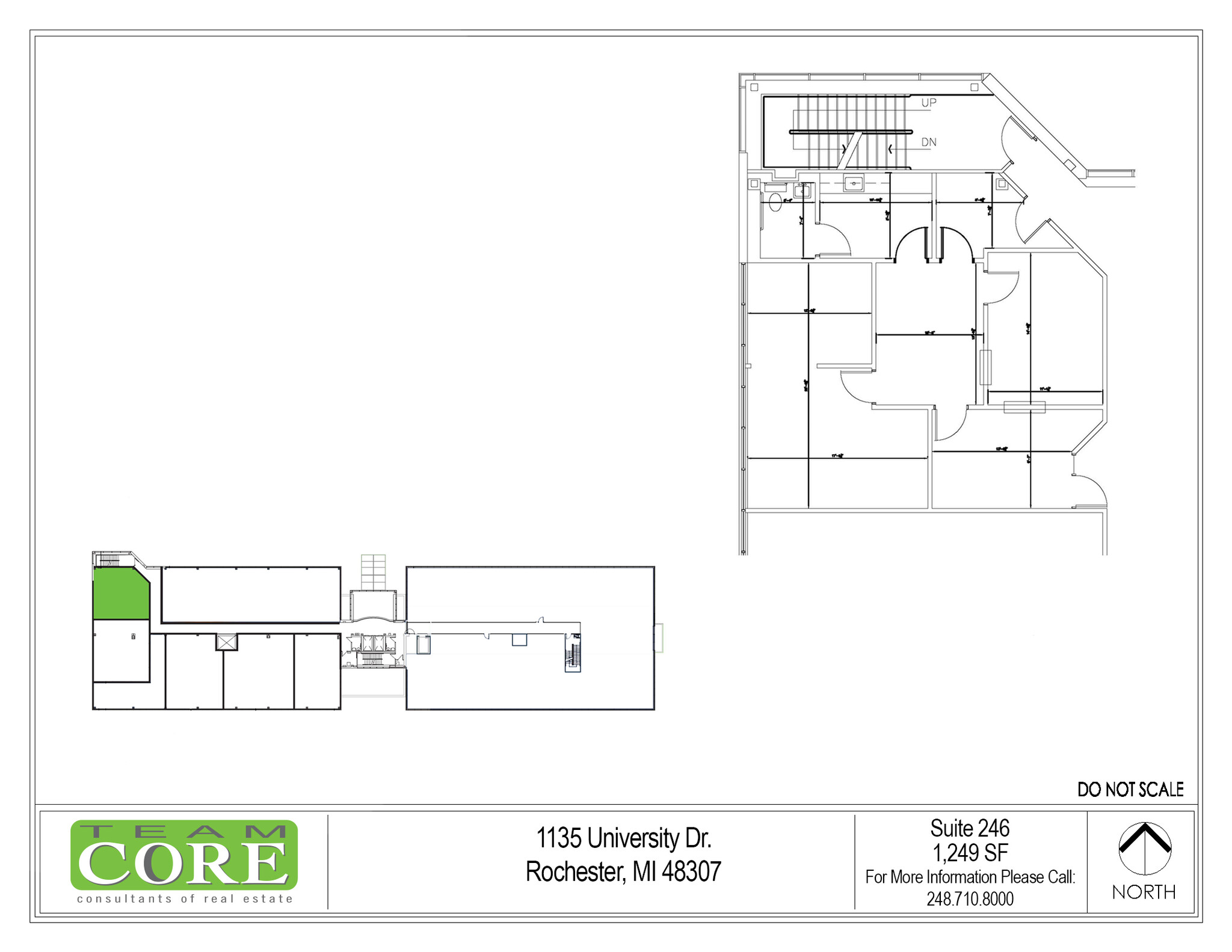 1135 W University Dr, Rochester Hills, MI en alquiler Plano de la planta- Imagen 1 de 1