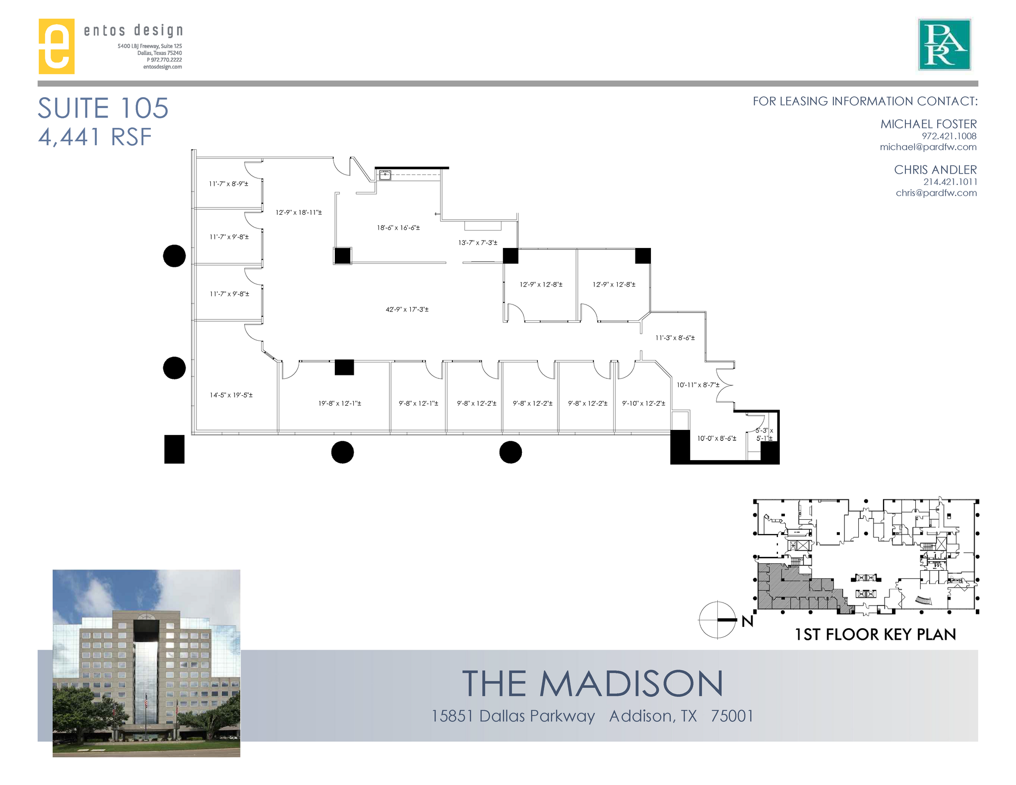 15851 Dallas Pkwy, Addison, TX en alquiler Plano de la planta- Imagen 1 de 1