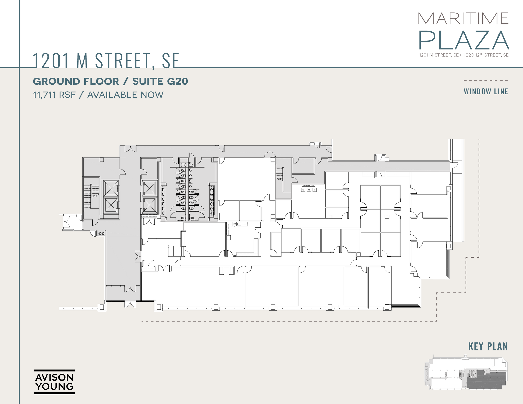 1201 M St SE, Washington, DC en alquiler Plano de la planta- Imagen 1 de 1