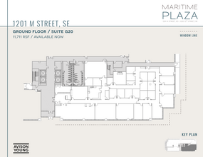 1201 M St SE, Washington, DC en alquiler Plano de la planta- Imagen 1 de 1