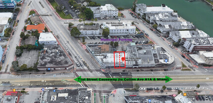 702-708 71st St, Miami Beach, FL - VISTA AÉREA  vista de mapa