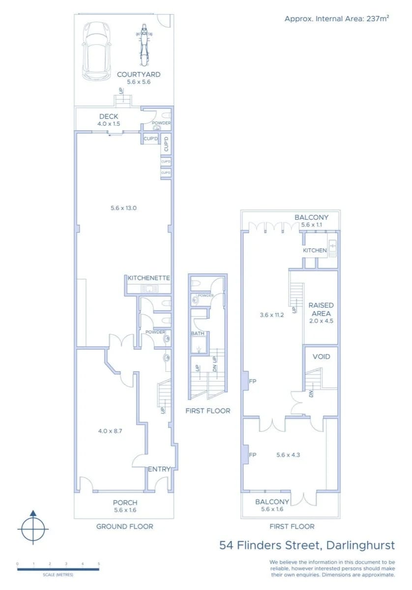 54 Flinders St, Darlinghurst en alquiler Plano de la planta- Imagen 1 de 6