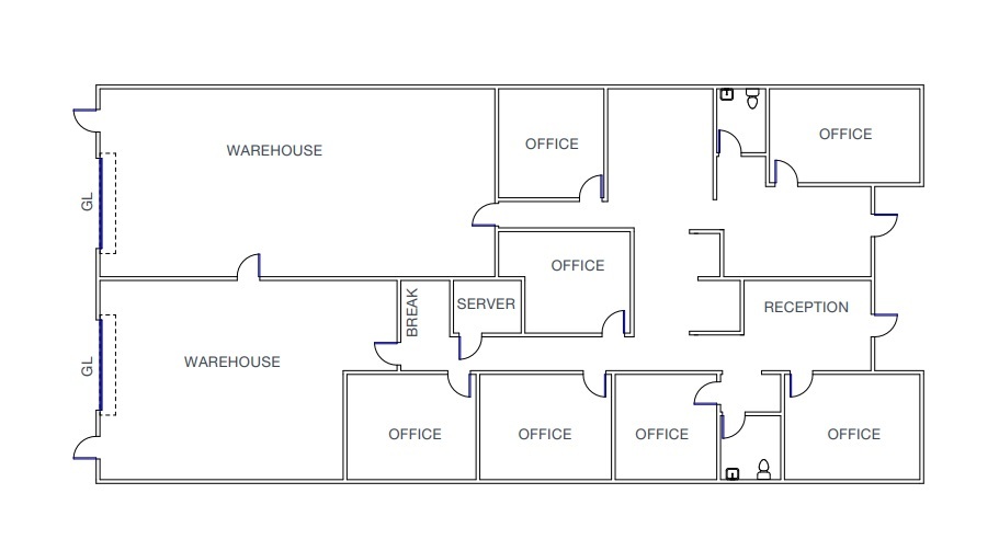 9474 Chesapeake Dr, San Diego, CA en alquiler Plano de la planta- Imagen 1 de 1