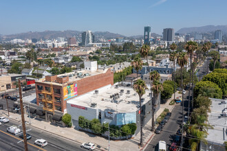 6151-6159 Santa Monica Blvd, Los Angeles, CA - VISTA AÉREA  vista de mapa - Image1