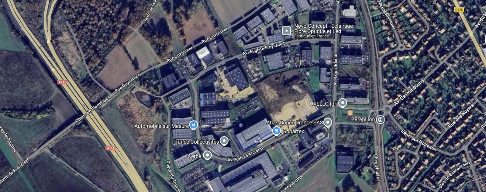 Terreno en Frépillon en venta Vista aérea- Imagen 1 de 3