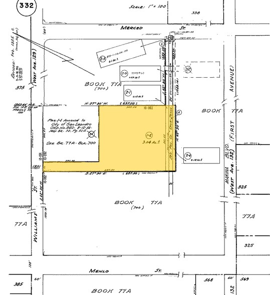 1951 Williams St, San Leandro, CA en alquiler - Plano de solar - Imagen 3 de 3