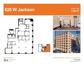 626 W Jackson Blvd, Chicago, IL en alquiler Plano de la planta- Imagen 1 de 8