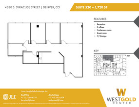 4380 S Syracuse St, Denver, CO en alquiler Plano de la planta- Imagen 1 de 1