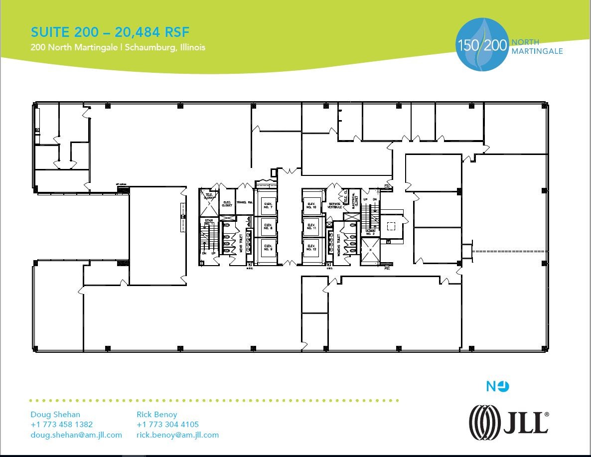 150 N Martingale Rd, Schaumburg, IL en alquiler Plano de la planta- Imagen 1 de 1