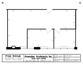 3918 Prosperity Ave, Fairfax, VA en alquiler Plano de la planta- Imagen 1 de 1