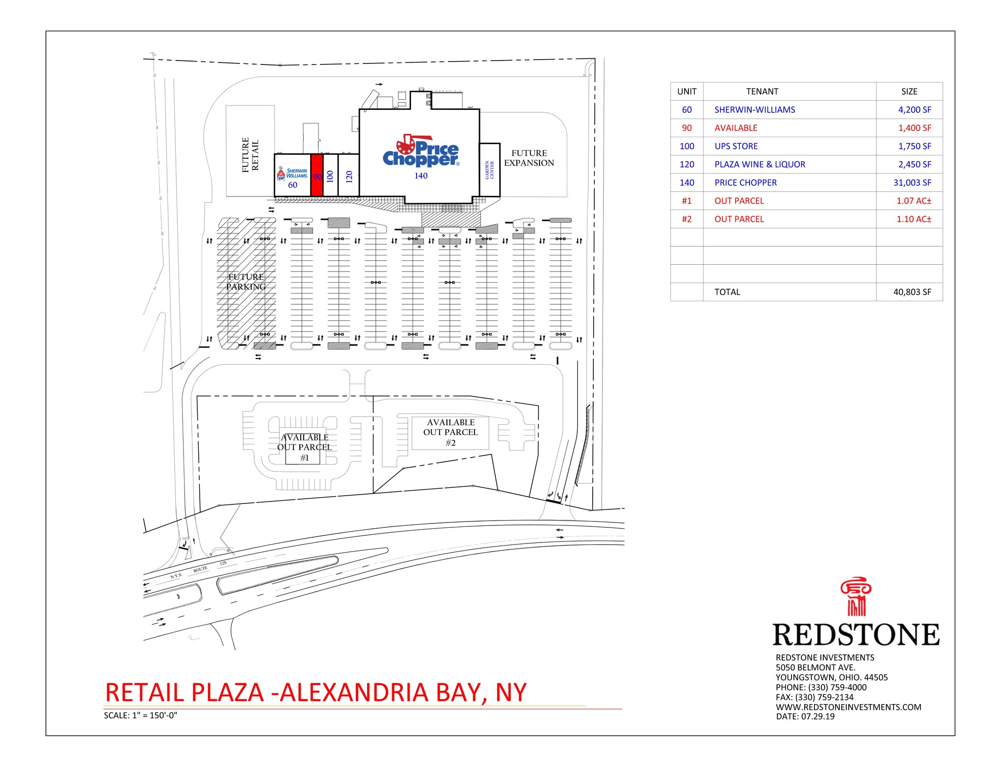 43449 State Rt 12, Alexandria Bay, NY en alquiler Plano del sitio- Imagen 1 de 2