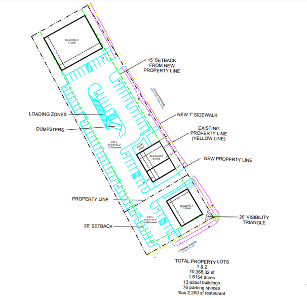 3015-3039 S Lancaster Rd, Dallas, TX en alquiler - Plano del sitio - Imagen 2 de 2