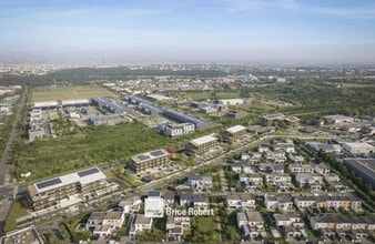 Saint-Priest - Aérea  vista de mapa