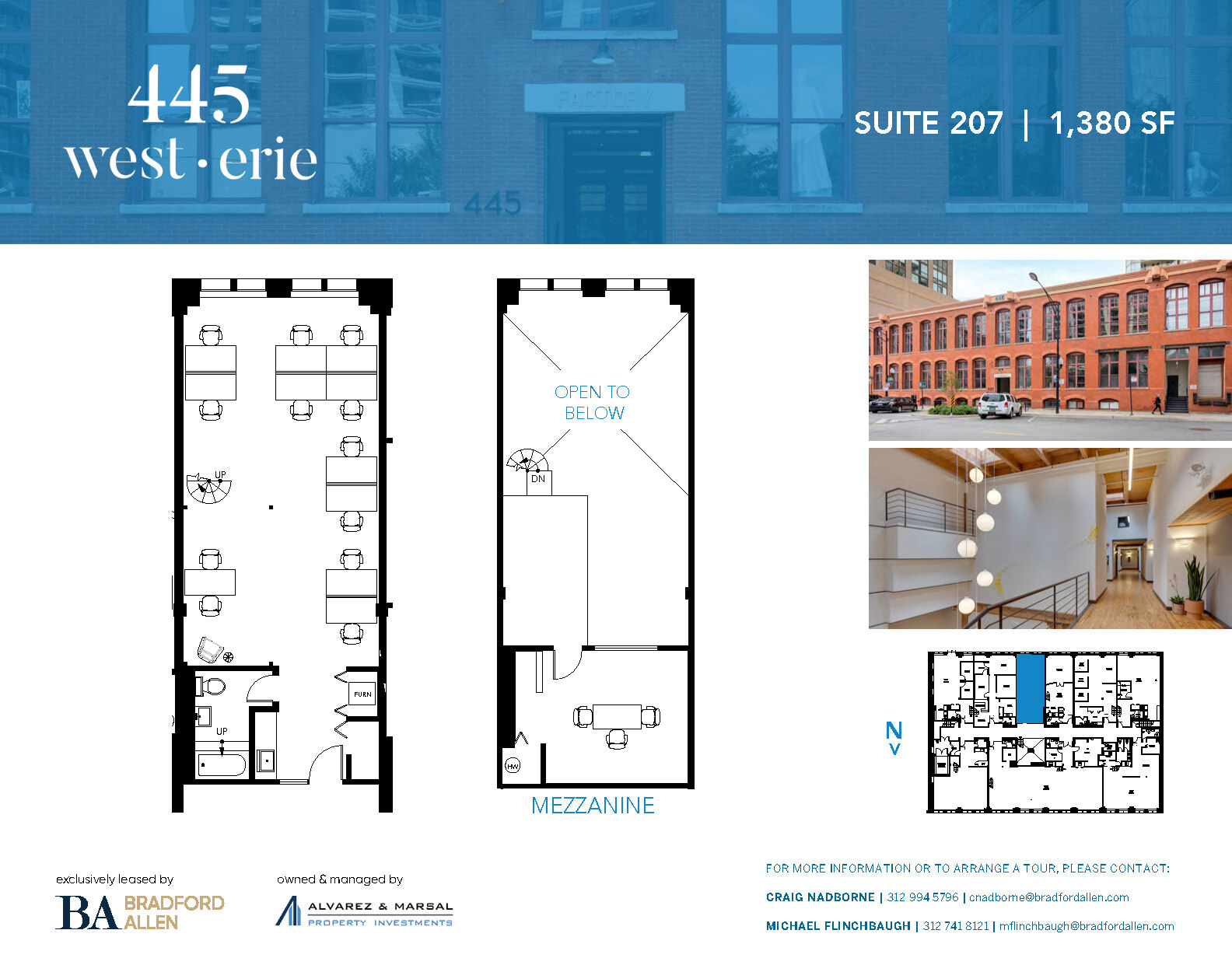 445 W Erie St, Chicago, IL en alquiler Plano de la planta- Imagen 1 de 6