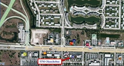 5750-5784 Okeechobee Blvd, West Palm Beach, FL - VISTA AÉREA  vista de mapa