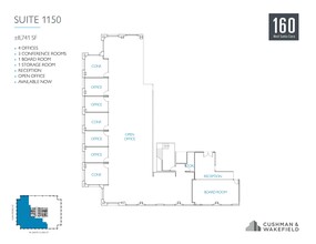 160 W Santa Clara St, San Jose, CA en alquiler Plano de la planta- Imagen 1 de 1