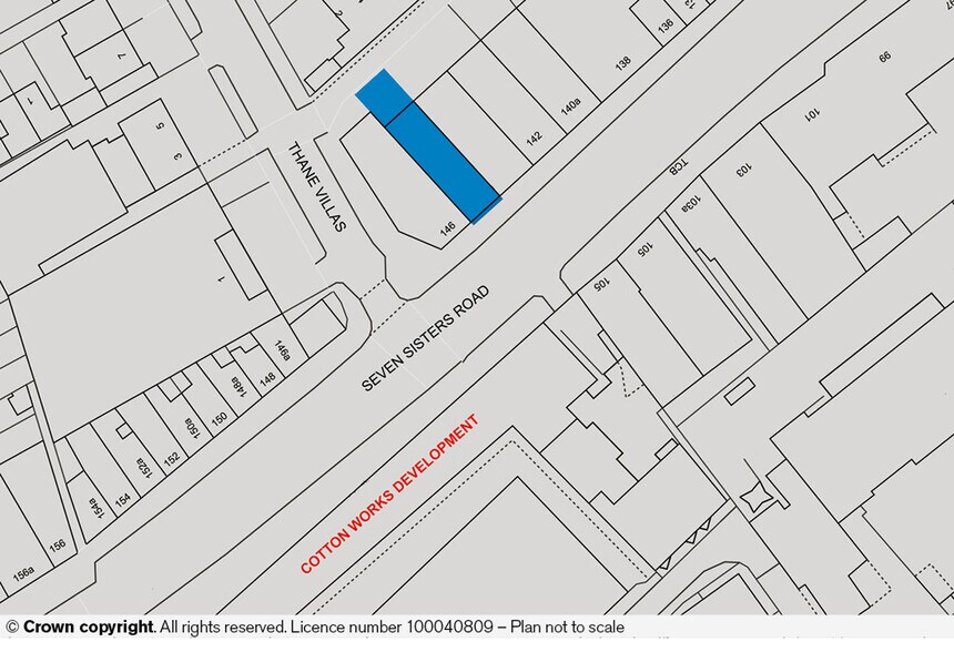 144 Seven Sisters Rd, London en alquiler - Plano del sitio - Imagen 3 de 3