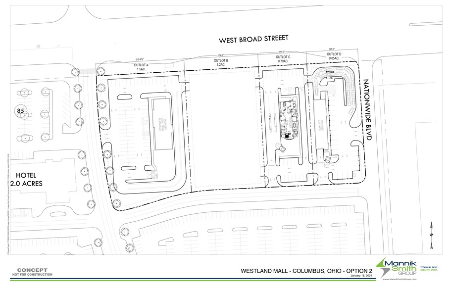 109 Westland Ave, Columbus, OH en venta - Plano del sitio - Imagen 2 de 3