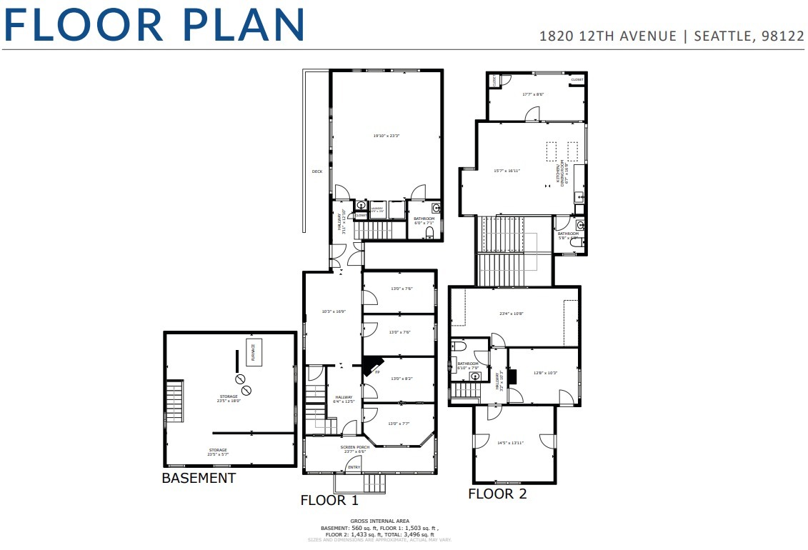 1820 12th Ave, Seattle, WA en alquiler Plano de la planta- Imagen 1 de 24