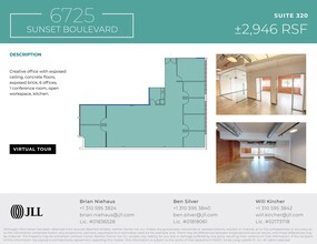 6725 W Sunset Blvd, Los Angeles, CA en alquiler Plano del sitio- Imagen 1 de 6