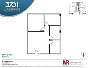 3701 Algonquin Rd, Rolling Meadows, IL en alquiler Plano de la planta- Imagen 1 de 1