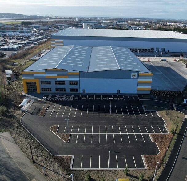 132 Saxon Way, Corby en alquiler - Vista aérea - Imagen 3 de 3