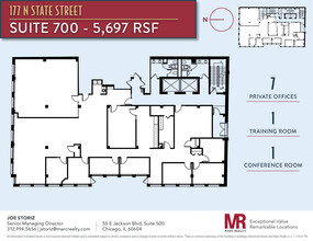 177-191 N State St, Chicago, IL en alquiler Plano de la planta- Imagen 1 de 9