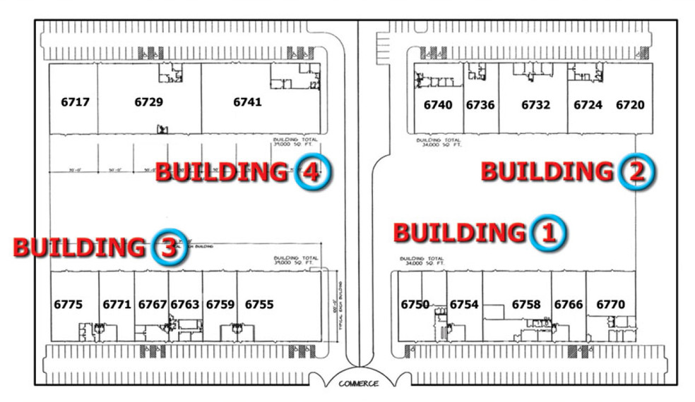 6751-6775 Commerce Court Dr, Blacklick, OH en alquiler - Plano del sitio - Imagen 3 de 6