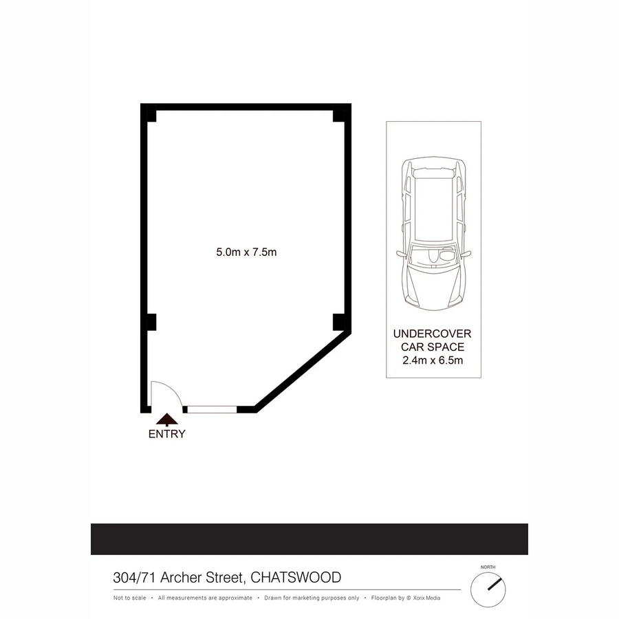 71-73 Archer St, Chatswood, NSW 2067 - Unidad 304 - - Plano de la planta - Image 1 of 3