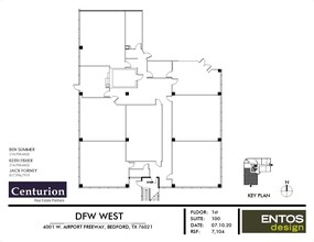 4001 Airport Fwy, Bedford, TX en alquiler Plano de la planta- Imagen 1 de 2