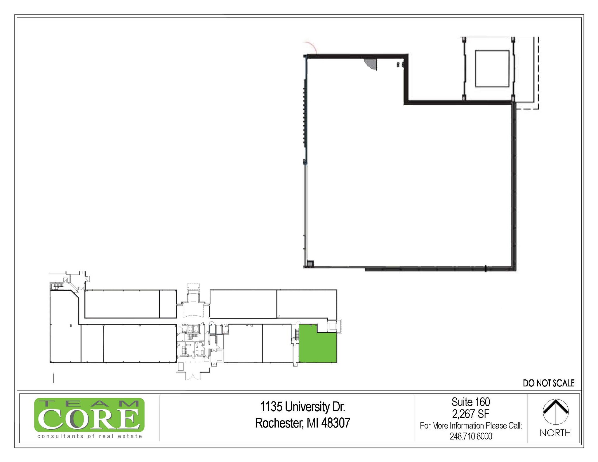 1135 W University Dr, Rochester Hills, MI en alquiler Plano de la planta- Imagen 1 de 1