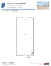 2661-2669 Ludelle St, Fort Worth, TX en alquiler Plano de la planta- Imagen 1 de 1