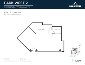 1501-1507 Lyndon B Johnson Fwy, Dallas, TX en alquiler Plano de la planta- Imagen 1 de 1