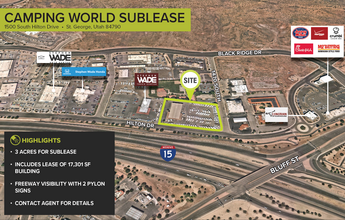 1500 S Auto Mall Dr, St George, UT - VISTA AÉREA  vista de mapa - Image1