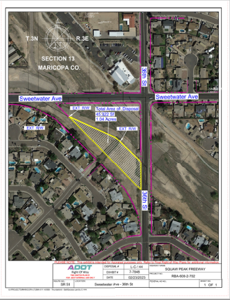 SWC Sweetwater Ave & 36th St, Phoenix, AZ en venta - Vista aérea - Imagen 1 de 1