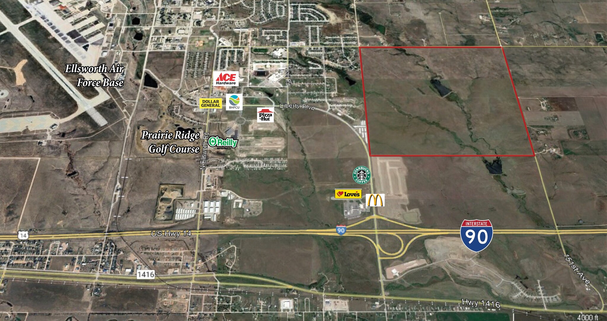 Prime Development Land - Next to Ellsworth AFB, Box Elder, SD en venta Foto principal- Imagen 1 de 12