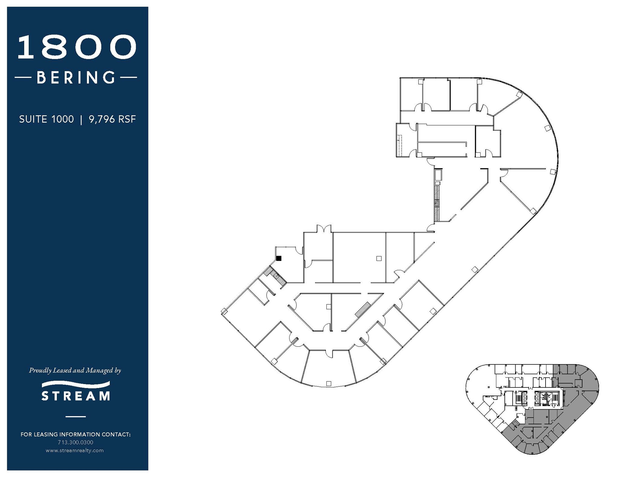 1800 Bering Dr, Houston, TX en alquiler Plano de la planta- Imagen 1 de 1