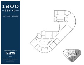 1800 Bering Dr, Houston, TX en alquiler Plano de la planta- Imagen 1 de 1