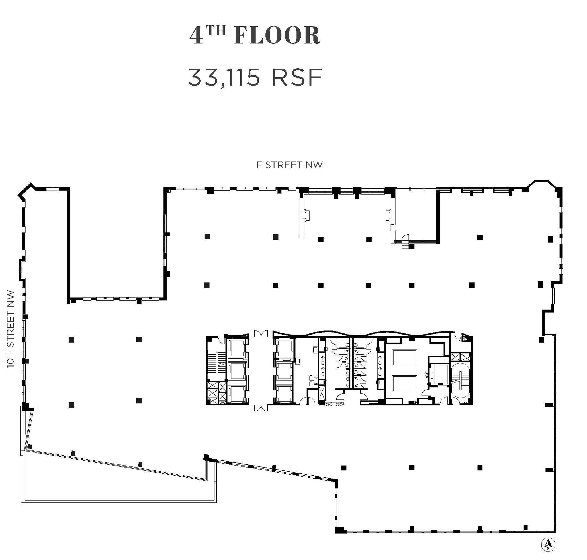 950 F St NW, Washington, DC en alquiler Plano de la planta- Imagen 1 de 1