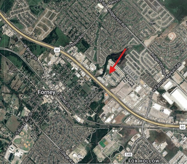 000 Industrial Dr, Forney, TX en venta - Vista aérea - Imagen 2 de 4