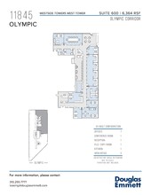 11845 W Olympic Blvd, Los Angeles, CA en alquiler Plano de la planta- Imagen 1 de 1