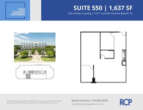 11511 Luna Rd, Dallas, TX en alquiler Plano de la planta- Imagen 1 de 5