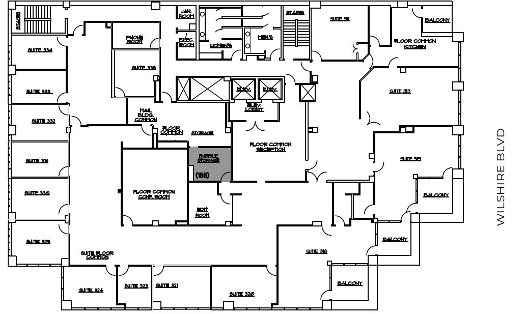 8840 Wilshire Blvd, Beverly Hills, CA en alquiler Plano de la planta- Imagen 1 de 1