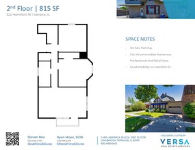 322 Hamilton St, Geneva, IL en alquiler Plano de la planta- Imagen 1 de 1