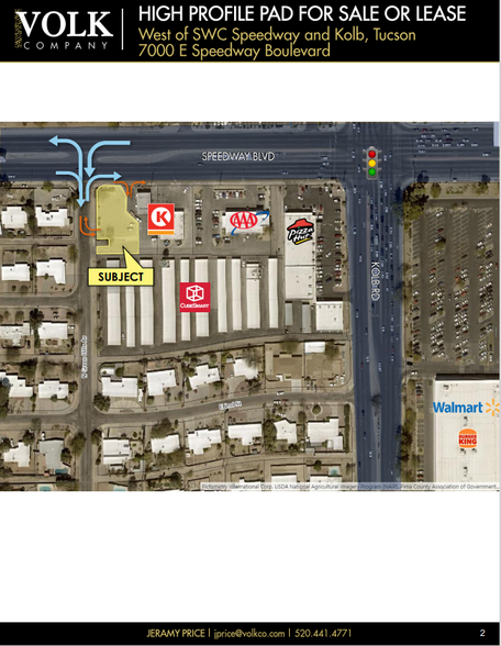 7000 E Speedway Blvd, Tucson, AZ en venta - Vista aérea - Imagen 2 de 6