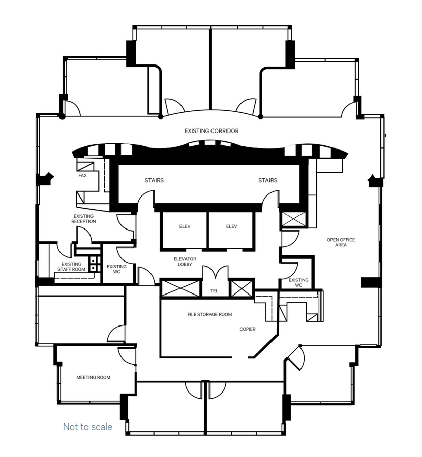 1055 W Broadway, Vancouver, BC V6H 1E2 - Unidad 500 -  - Plano de la planta - Image 1 of 1