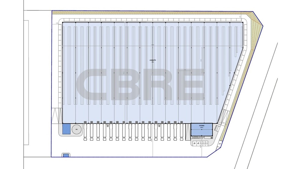 CBRE IM Camarma, CAMARMA DE ESTERUELAS, Madrid en alquiler - Plano de la planta - Imagen 3 de 3