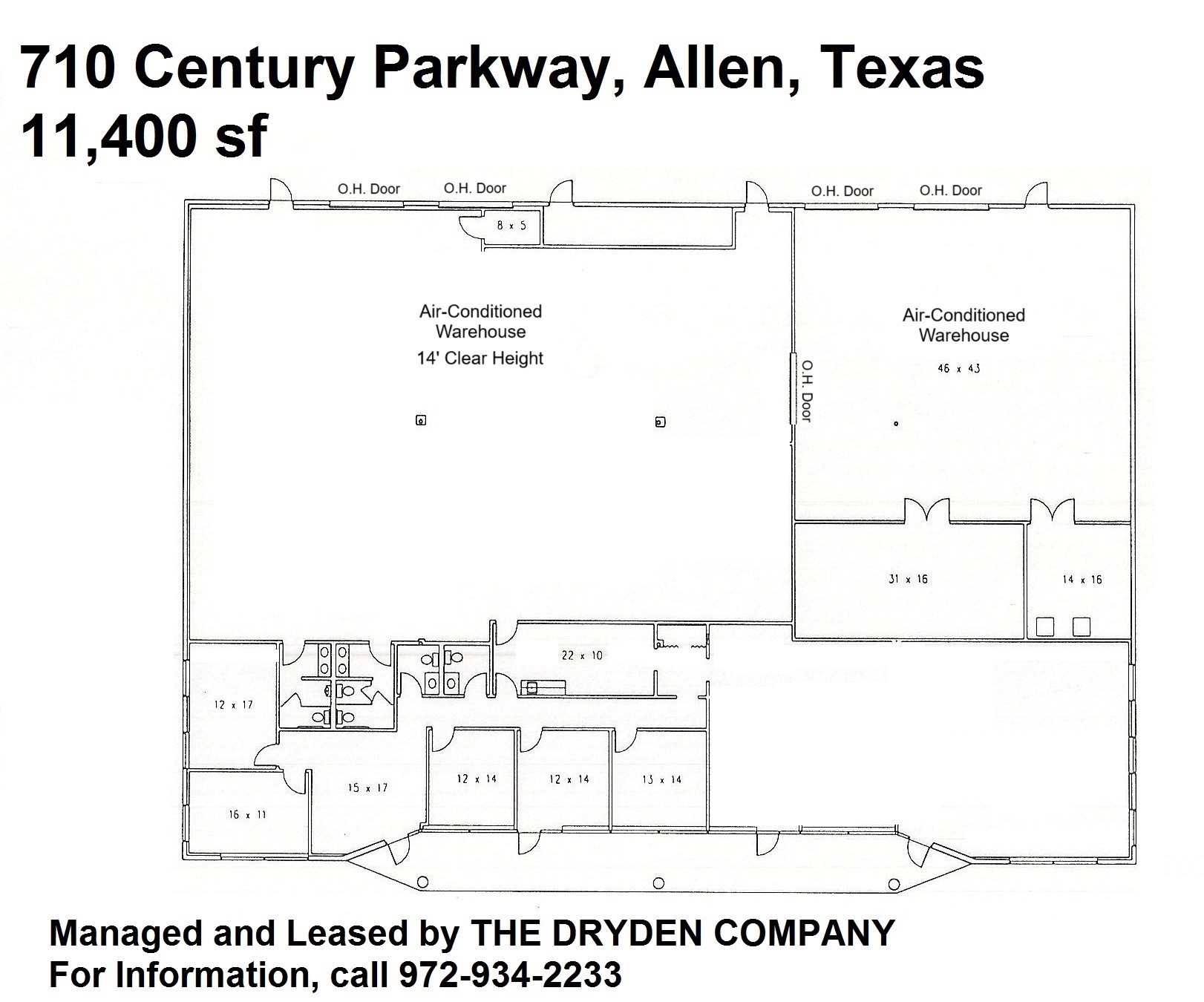 710 Century Pky, Allen, TX en alquiler Plano de la planta- Imagen 1 de 1